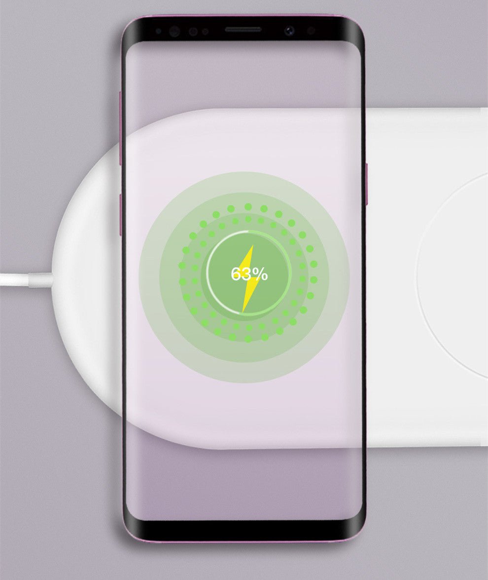 Mobile Phone Dual-charge Wireless Charger Supports Fast Charging Of Two Mobile Phones Wireless Charger by Creative Vault Marketplace