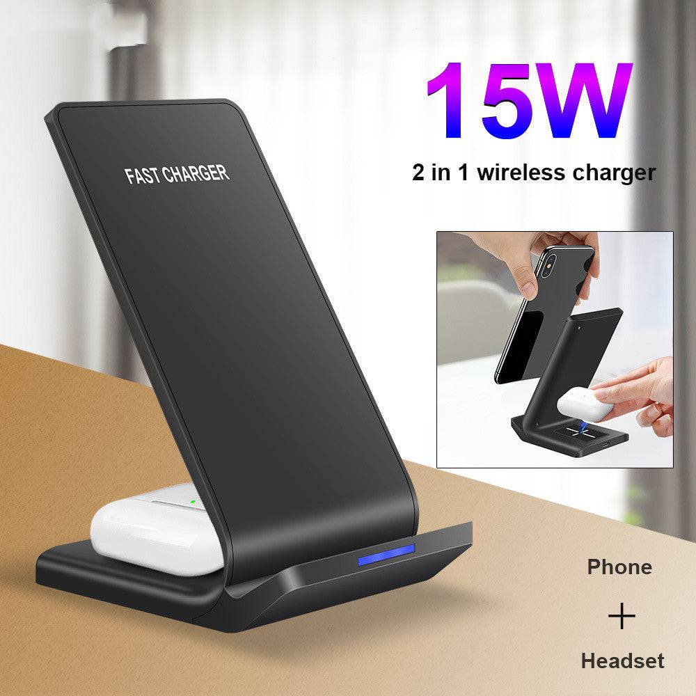 Wireless smart vertical mobile phone charger fast charge suitable for mobile phones by Creative Vault Marketplace