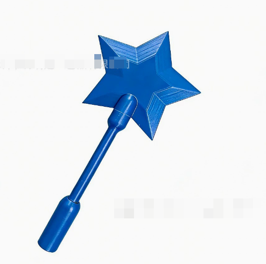 Blue star-shaped Magic Tap payment wand with a sleek, minimalist design on a plain white background.