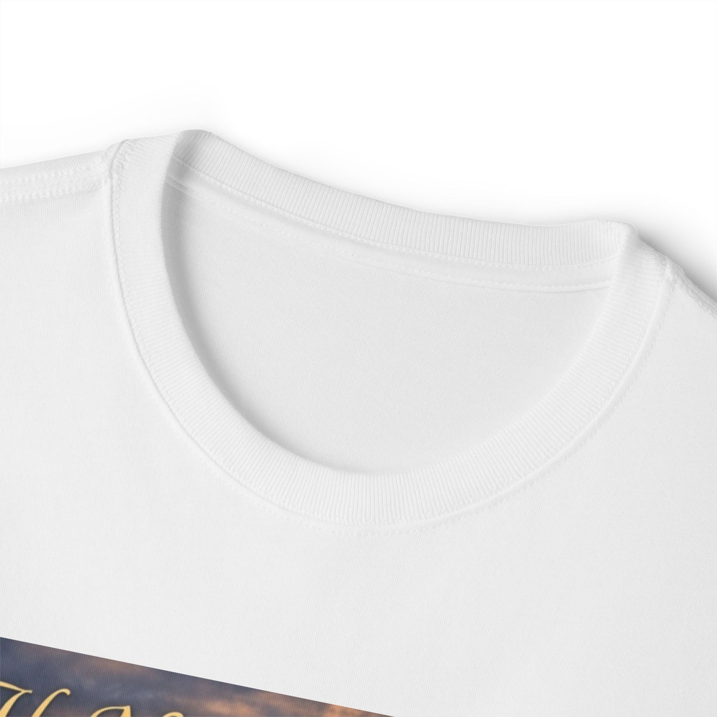 Christian Tee "He Never Let Go" Album Art Shirt