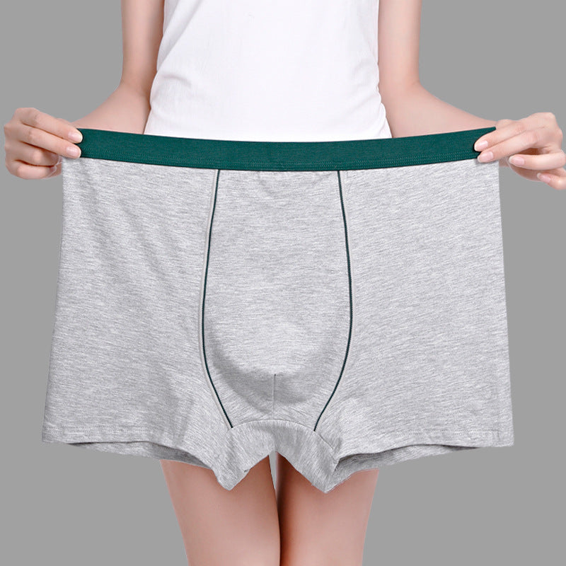 Men's Plus Size Cotton Boxer Shorts – Breathable Seamless Underwear (XL–9XL)