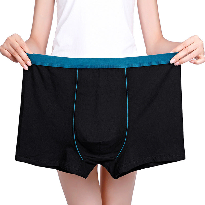 Men's Plus Size Cotton Boxer Shorts – Breathable Seamless Underwear (XL–9XL)