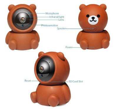 1080P WiFi Security Camera with Auto-Tracking & IR Night Vision by Creative Vault Marketplace