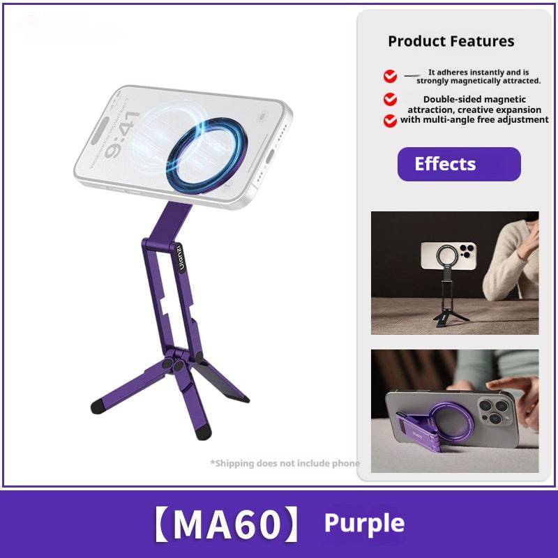 Magnetic Phone Tripod For Photography Universal Handheld Stand For Mobile Phones by Creative Vault Marketplace