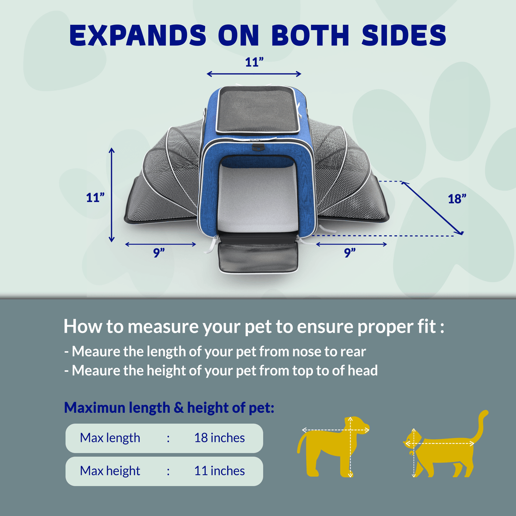 Rolling Rover Airline Compliant Expandable Wheeled Pet Carrier by Katziela