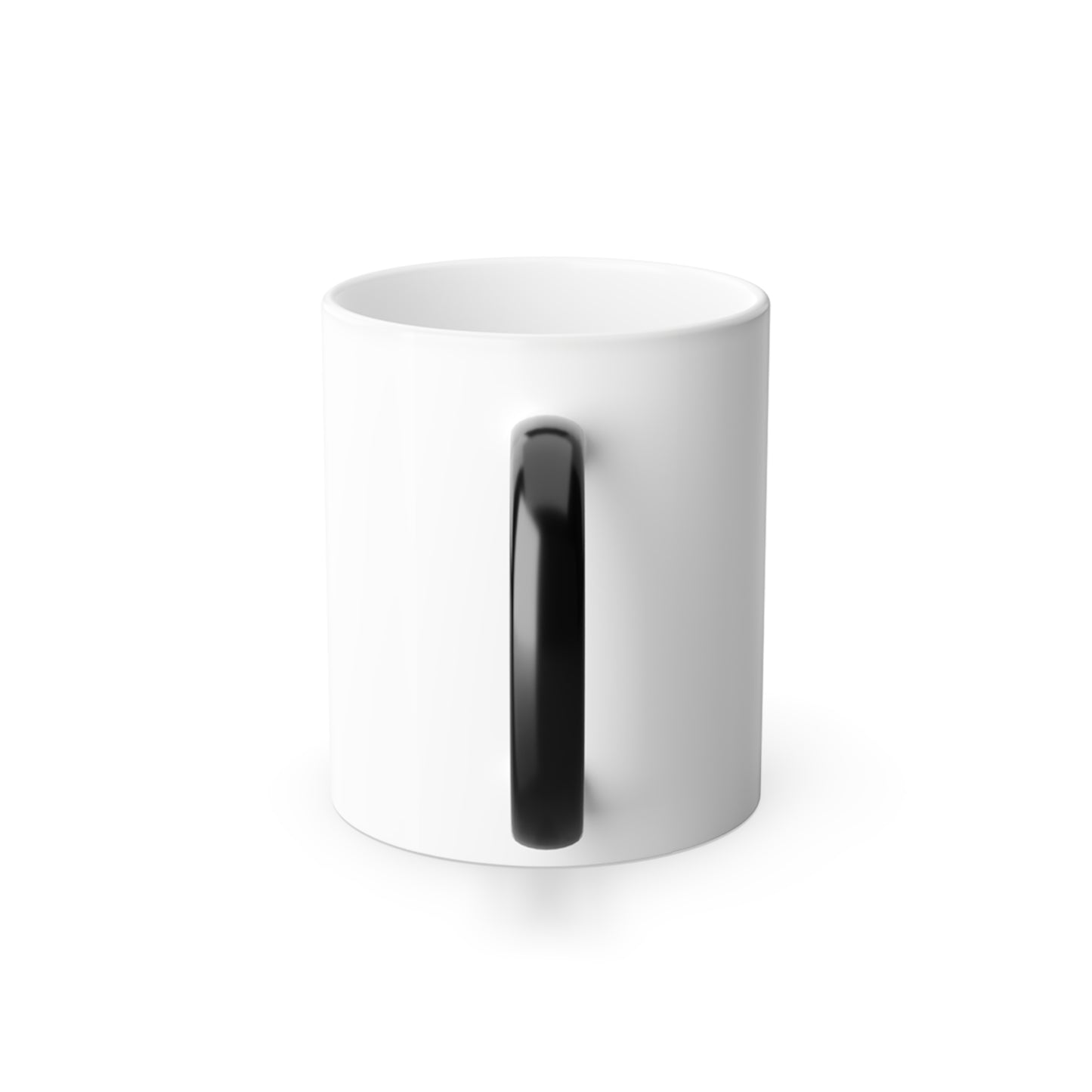 Color-Changing Mug — "He Never Let Go" Memorial Photo Coffee Mug