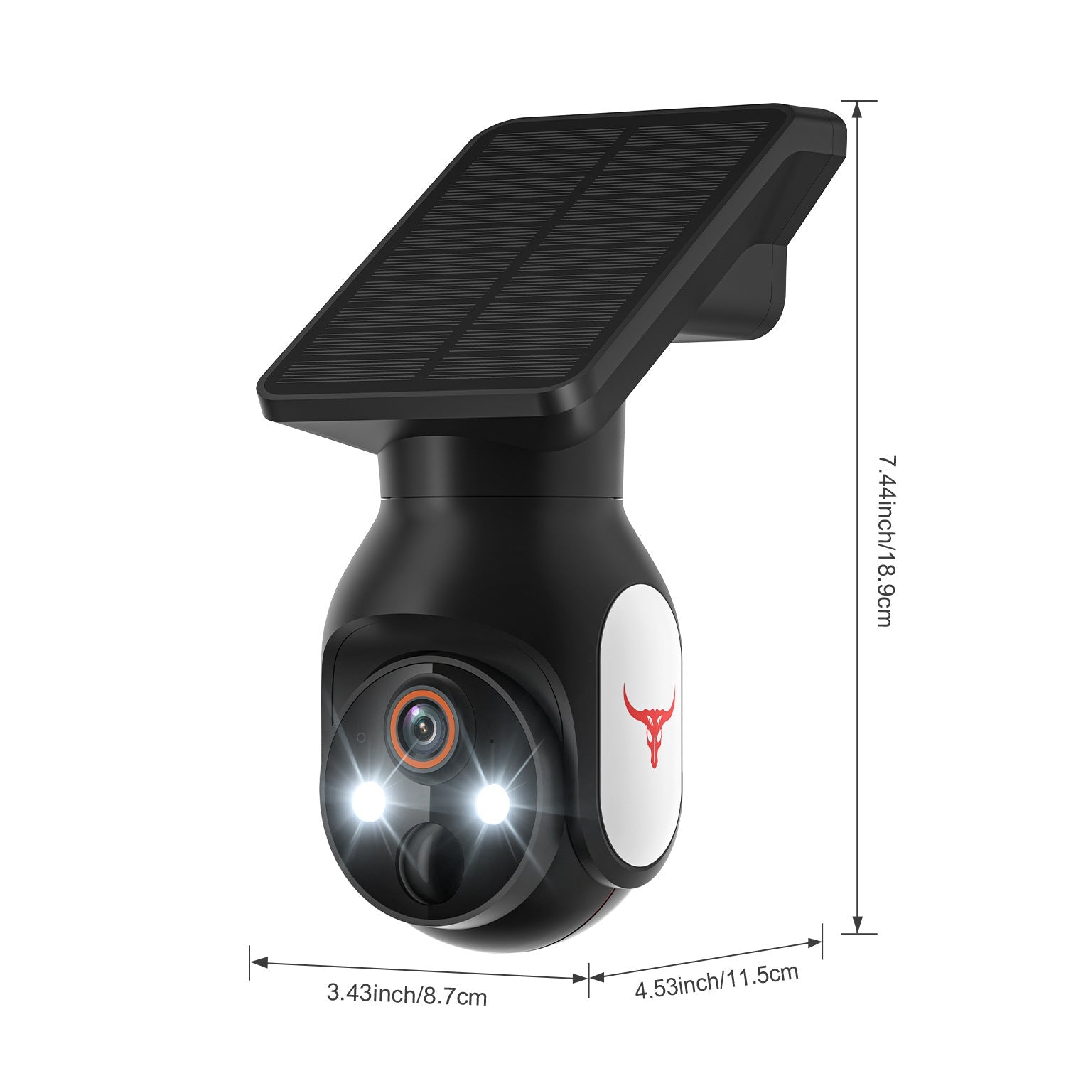 Solar-Powered Wireless Security Camera with HD Night Vision by Creative Vault Marketplace
