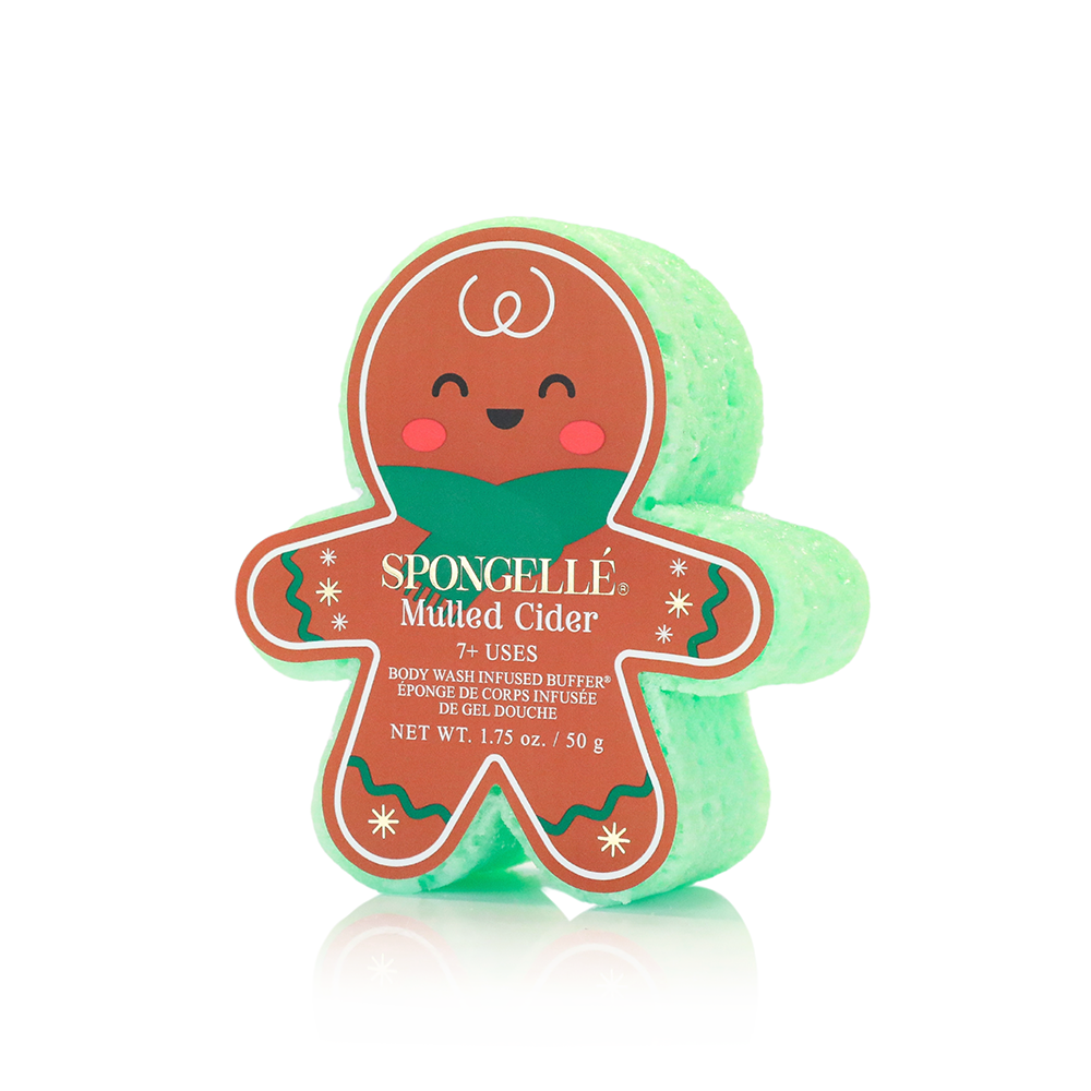 Spongellé Everything Nice Holiday Gingerbread Gift Set by Spongellé