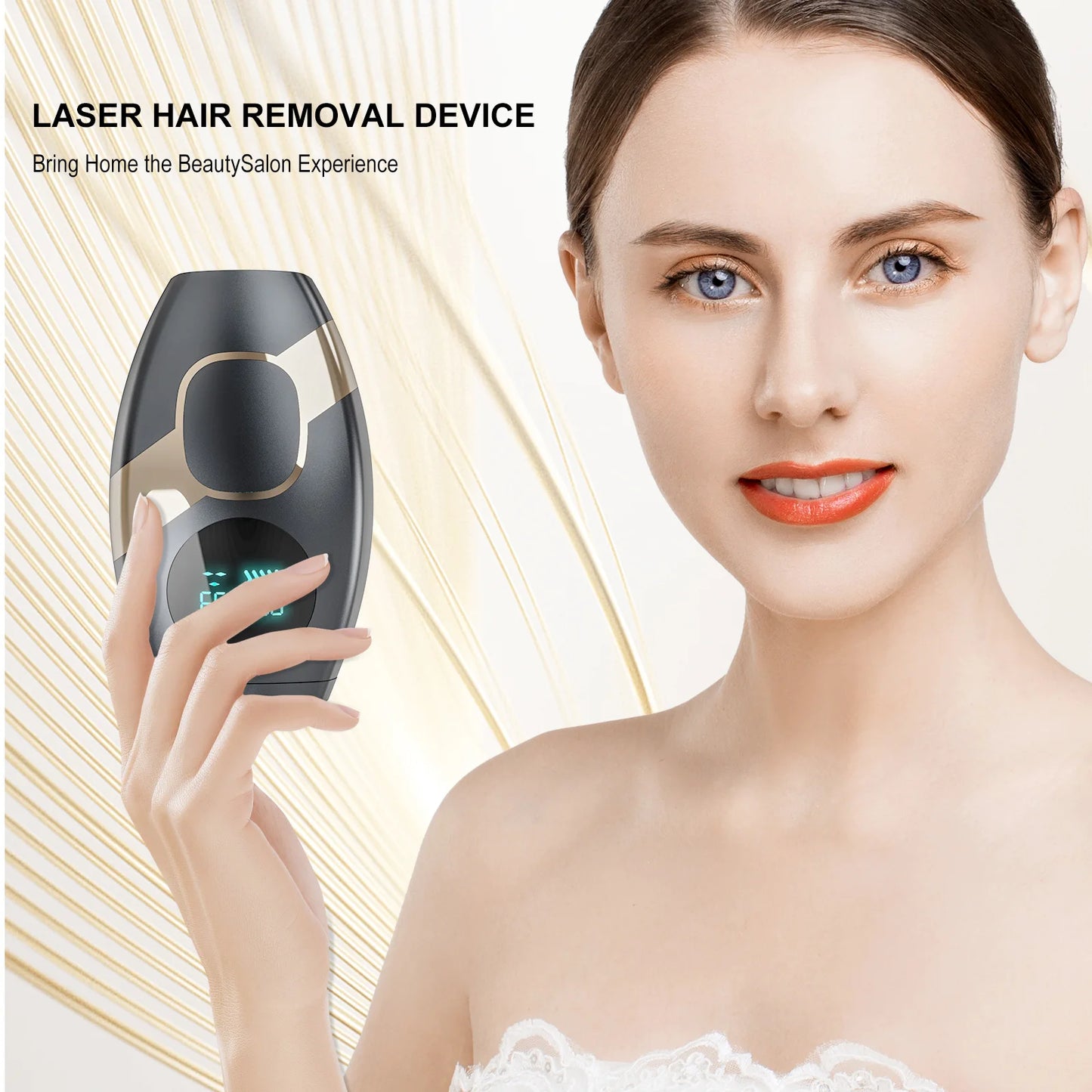 IPL Hair Removal Device – Pulsed Light Hair Remover for Face & Body