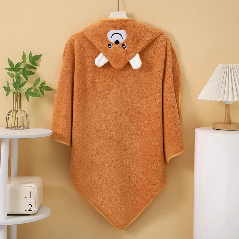 New Coral Fleece Bath Towel for Infants and Children, Suitable for Use in Bathrooms, Swimming Pools, Beaches, and Families. Can Be Used as a Newborn Blanket. Super Absorbent, Comfortable and Soft Fabric. New Pattern Design. M by Creative Vault Marketplace