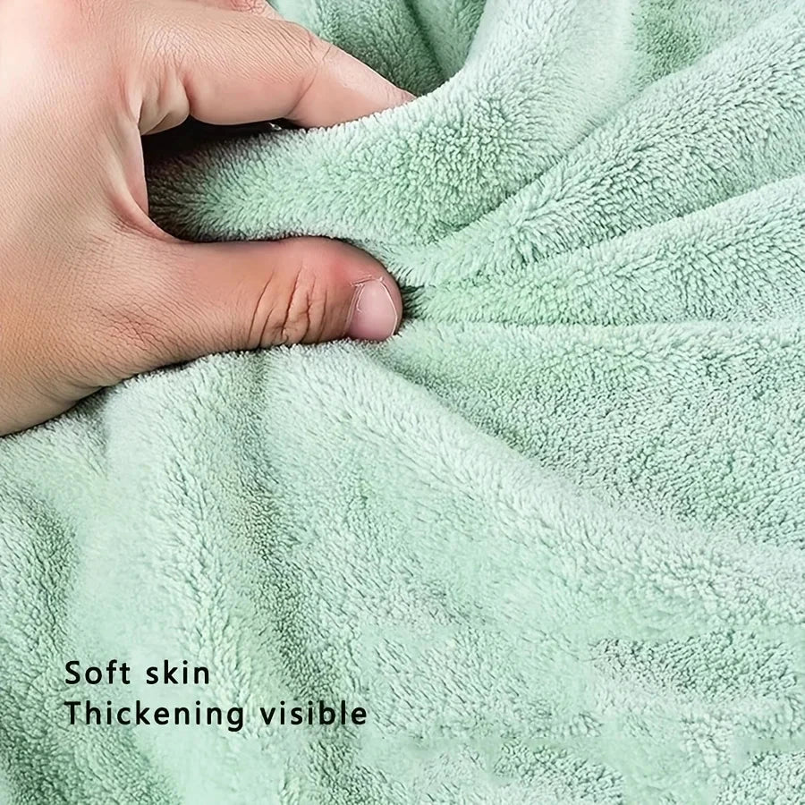 New Coral Fleece Bath Towel for Infants and Children, Suitable for Use in Bathrooms, Swimming Pools, Beaches, and Families. Can Be Used as a Newborn Blanket. Super Absorbent, Comfortable and Soft Fabric. New Pattern Design. M by Creative Vault Marketplace