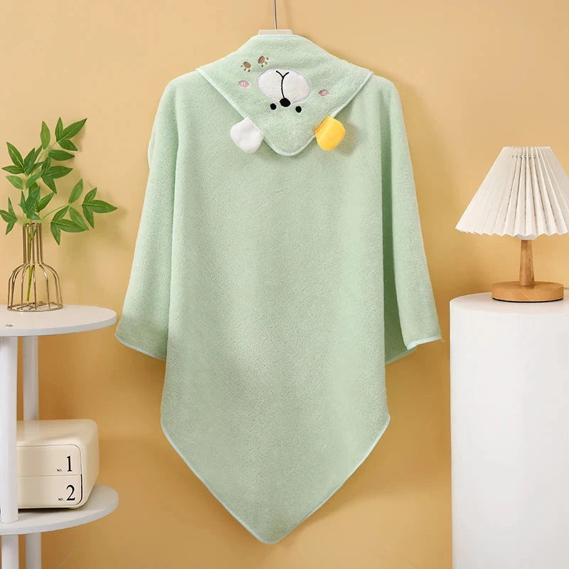 New Coral Fleece Bath Towel for Infants and Children, Suitable for Use in Bathrooms, Swimming Pools, Beaches, and Families. Can Be Used as a Newborn Blanket. Super Absorbent, Comfortable and Soft Fabric. New Pattern Design. M by Creative Vault Marketplace