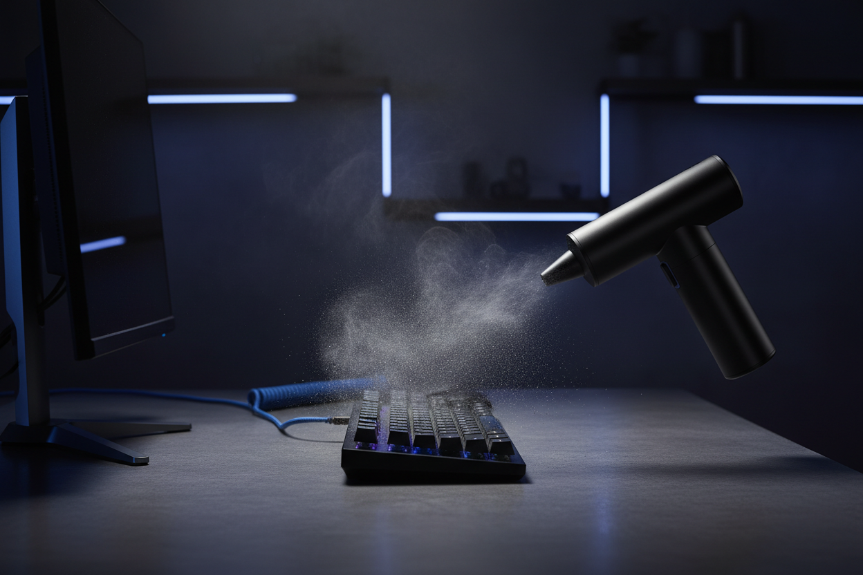 Cordless Electric Air Duster — 70m/s Blower for Keyboards, Cameras & Electronics by Creative Vault Marketplace