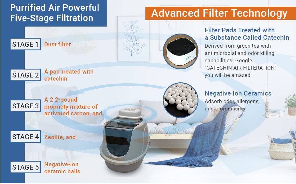 Litter Box Air Purifier by Purrified Air