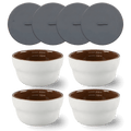 Professional Coffee Cupping Bowl Set (4-pack) by Artizan Coffee Roasters