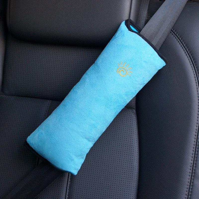 Baby Seat Belt Cover & Pillow Pad – Soft Car Seat Strap Cushion for Kids by Stevvex