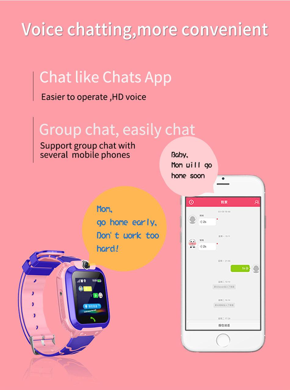 Kids Smart Watch Phone with SIM Card, GPS & HD Touch Screen by Stevvex