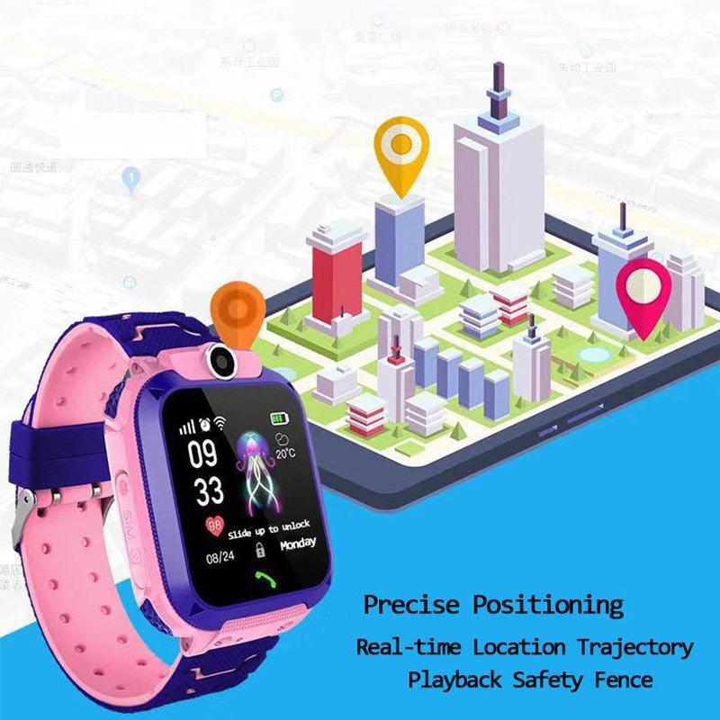 Kids Smart Watch Phone with SIM Card, GPS & HD Touch Screen by Stevvex