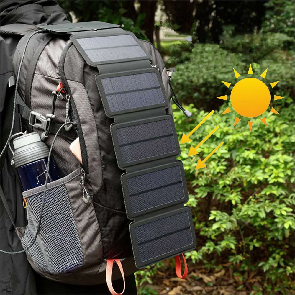 Portable Folding Solar Panel Charger for Camping, Hiking & Travel by Creative Vault Marketplace