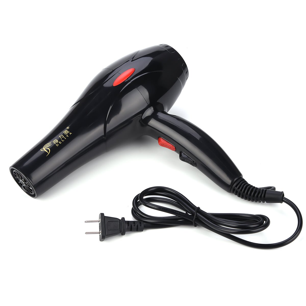 High Power Hair Dryer | 5-Speed Hot & Cold with Styling Attachments by Creative Vault Marketplace