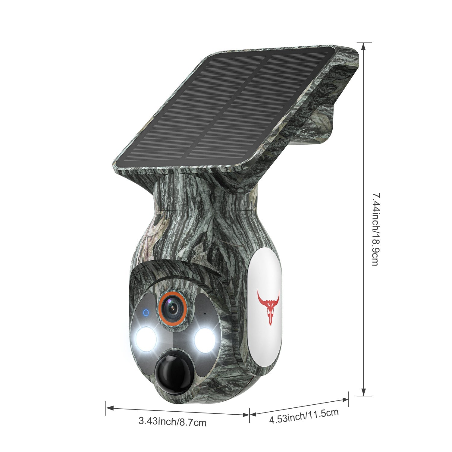 Solar-Powered Wireless Security Camera with HD Night Vision by Creative Vault Marketplace