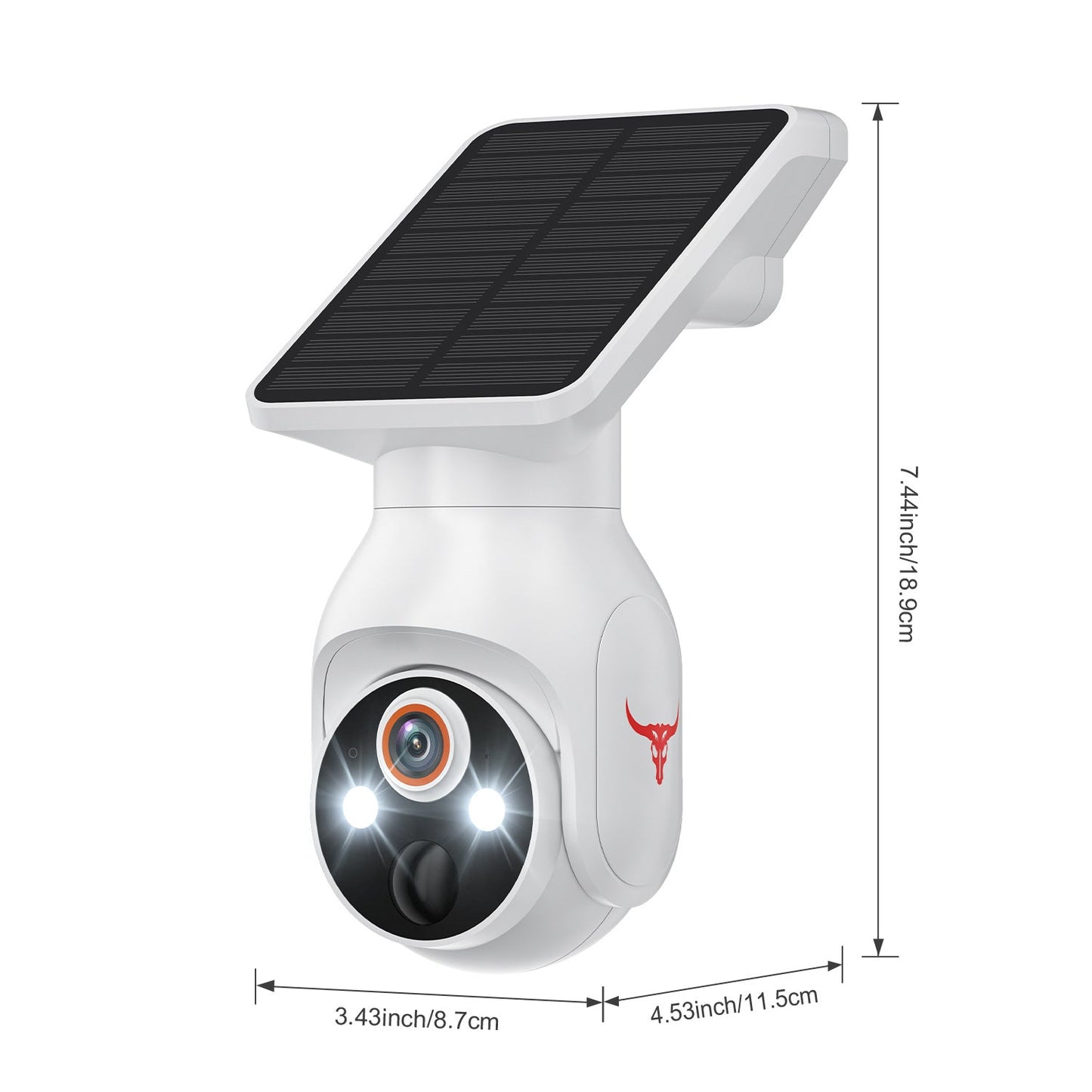 Solar-Powered Wireless Security Camera with HD Night Vision by Creative Vault Marketplace