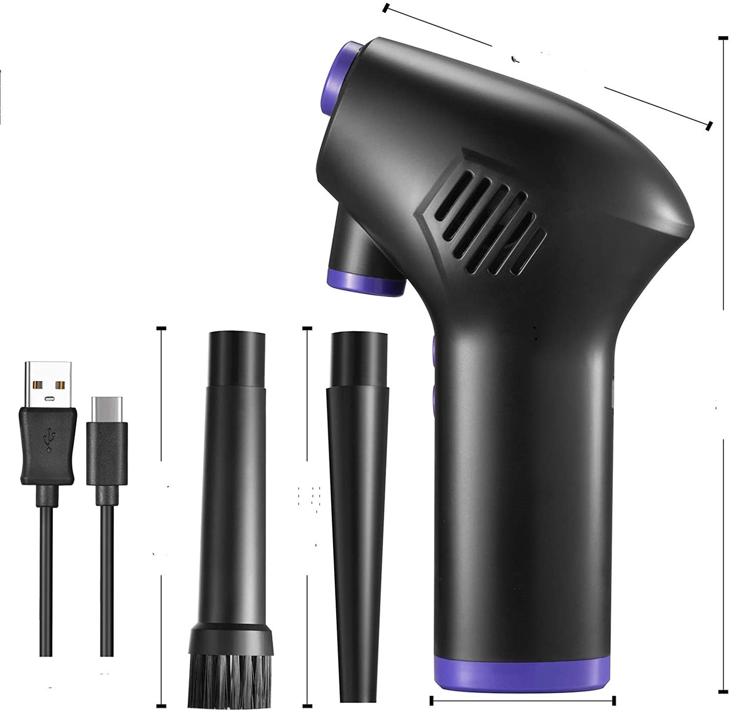 Cordless Electric Air Duster — 70m/s Blower for Keyboards, Cameras & Electronics by Creative Vault Marketplace