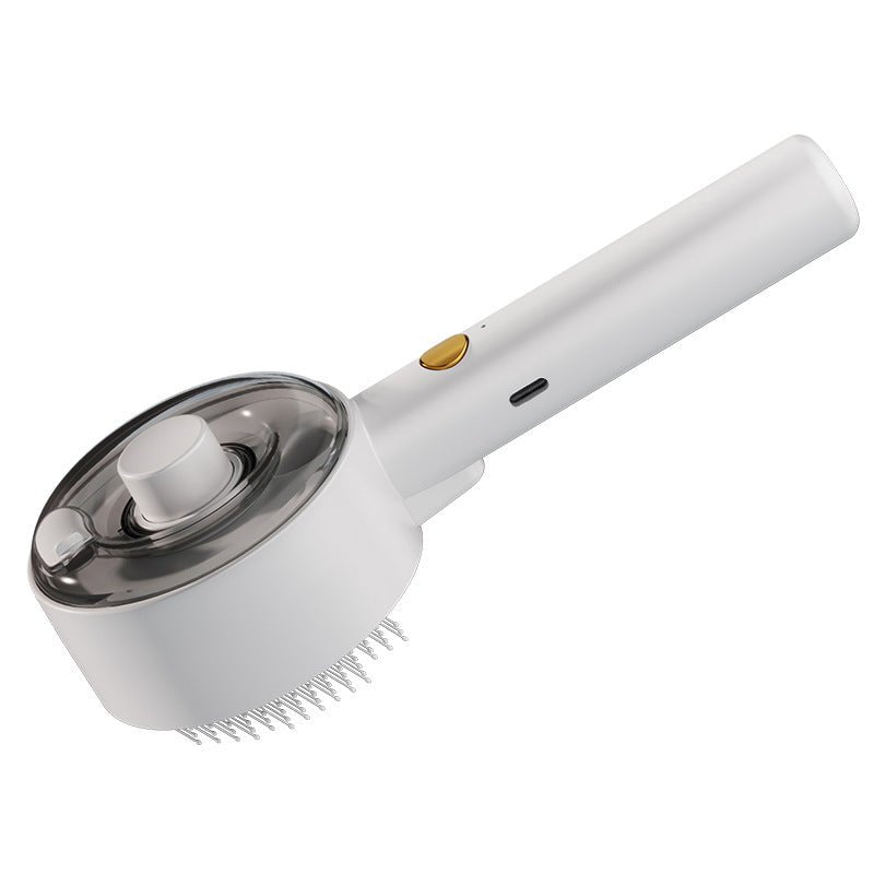 Pet Steam Spray Grooming Brush – Self-Cleaning Hair Remover with UV Sterilization by Creative Vault Marketplace