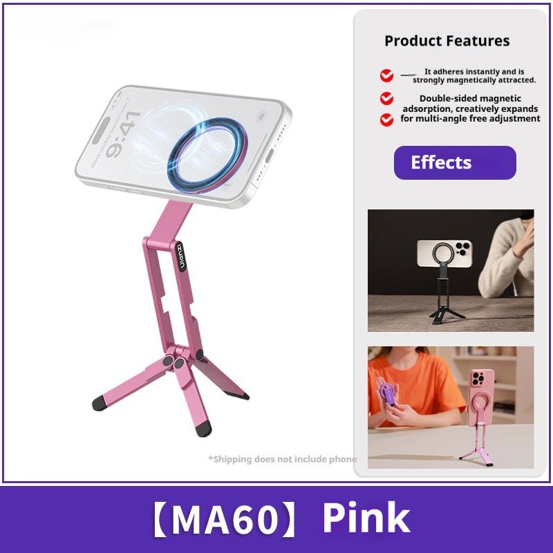 Magnetic Phone Tripod For Photography Universal Handheld Stand For Mobile Phones by Creative Vault Marketplace