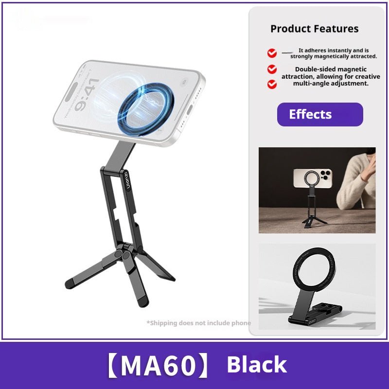 Magnetic Phone Tripod For Photography Universal Handheld Stand For Mobile Phones by Creative Vault Marketplace