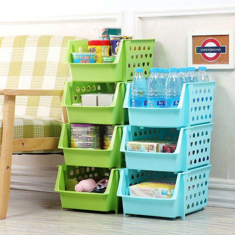 3-Tier Kitchen Storage Basket | Produce & Pantry Organizer by Creative Vault Marketplace