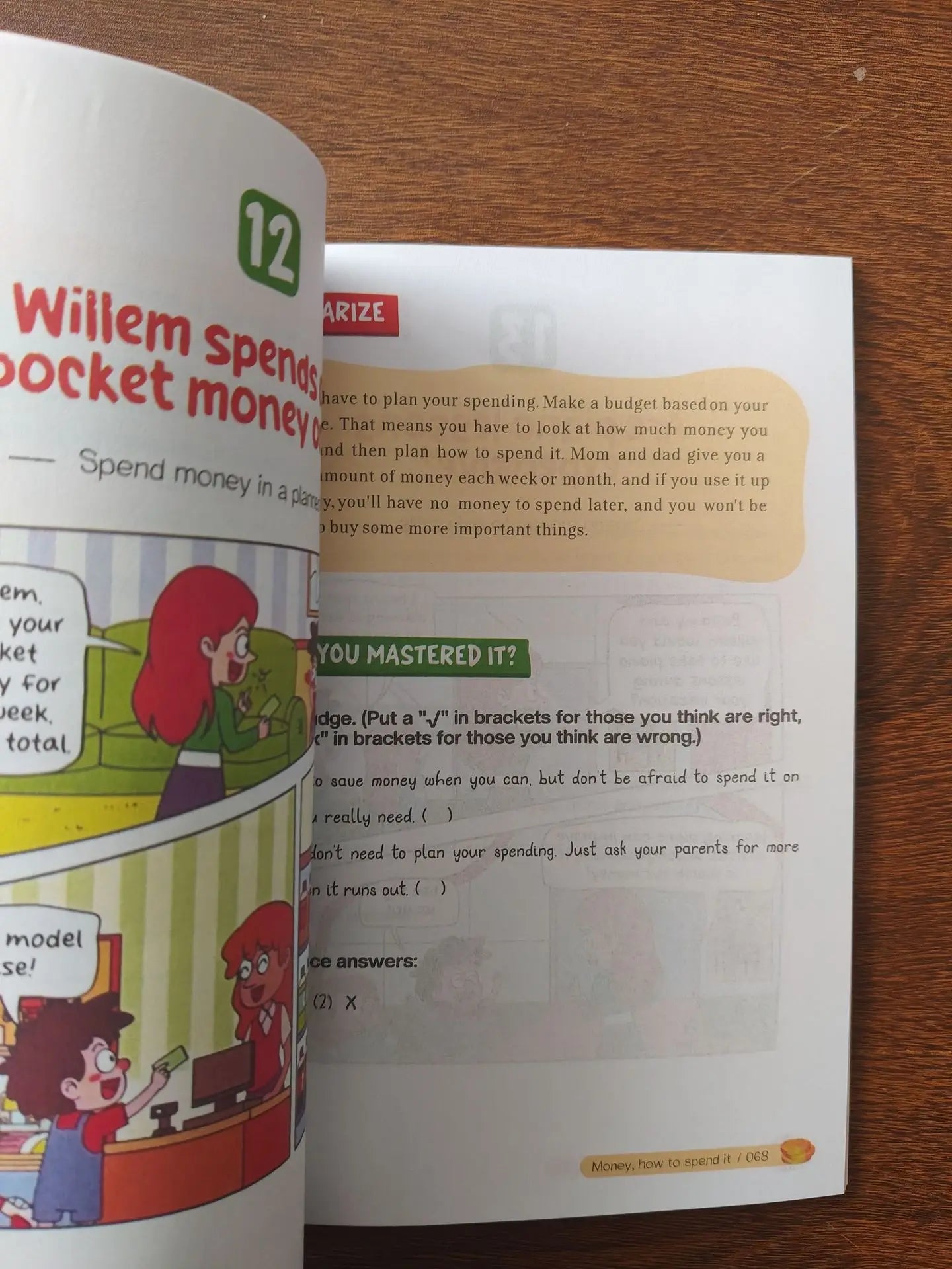 Children's Financial Intelligence Knowledge Book - Financial Thinking Cultivation Comic Version with insights for Young Learners by Creative Vault Marketplace