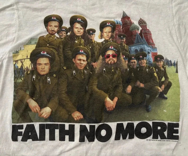 Faith No More Graphic T-Shirt - Embrace Your Rock Style with Vintage Flair by Creative Vault Marketplace