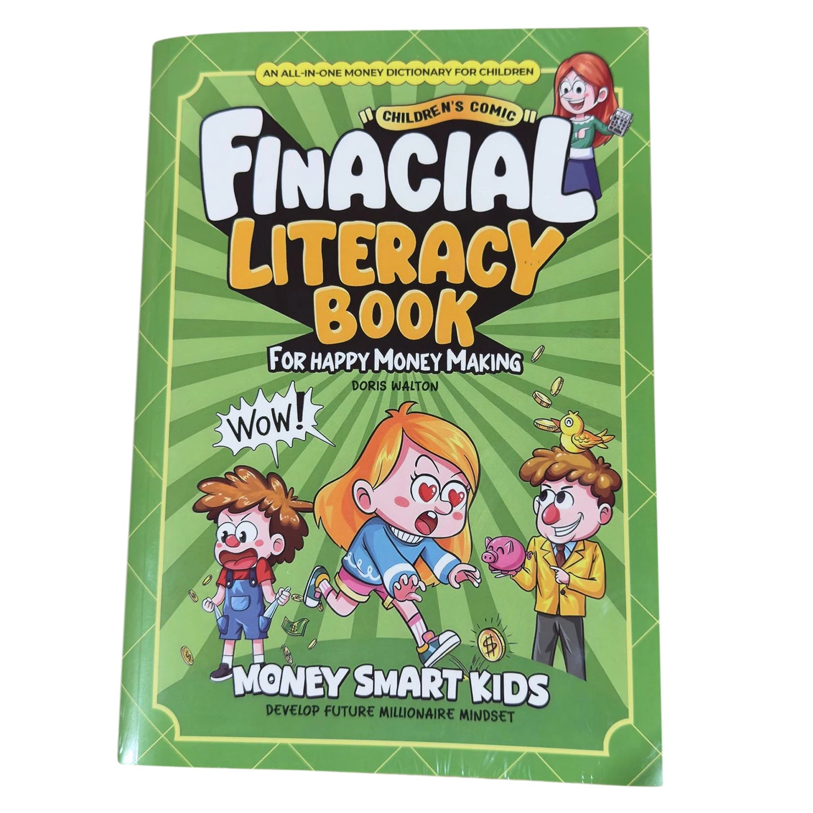 Childrens Financial Intelligence Knowledge Book for Kids Develop Future Millionaire Mindset Financial Thinking Cultivation Comic by Creative Vault Marketplace