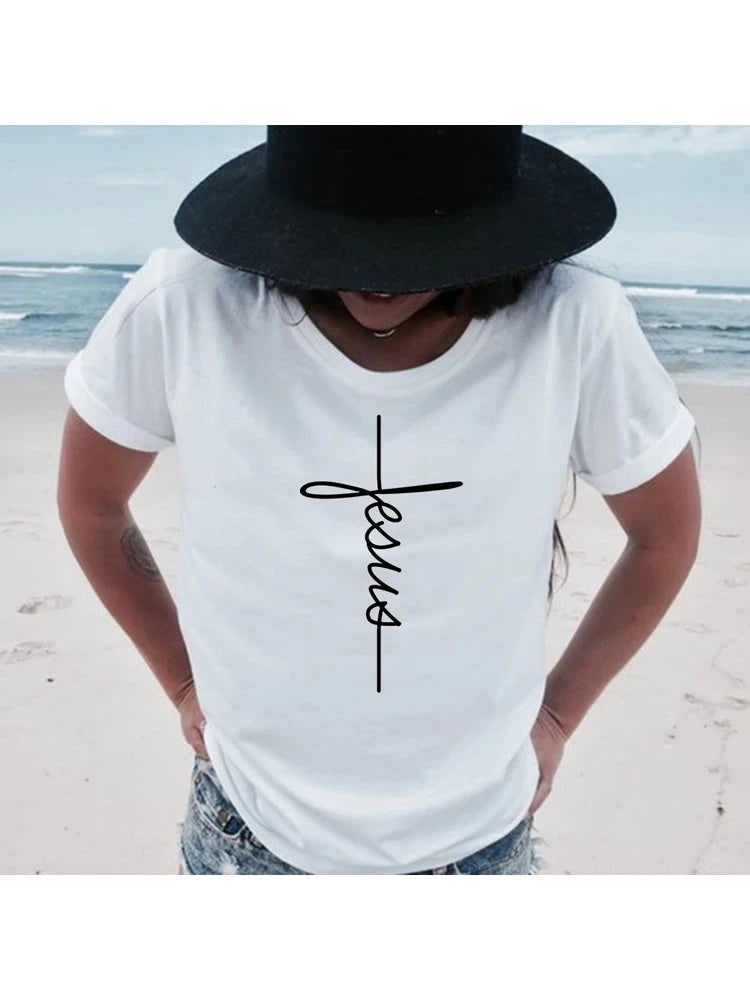 Inspiring Christian Faith T-Shirt for Women - Embrace Your Beliefs in Style by Creative Vault Marketplace