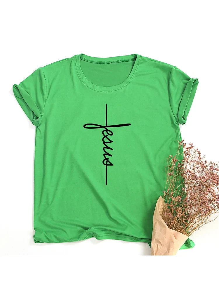 Inspiring Christian Faith T-Shirt for Women - Embrace Your Beliefs in Style by Creative Vault Marketplace