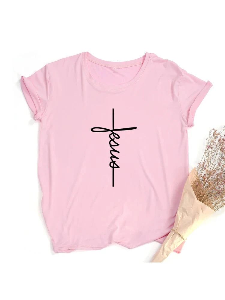 Inspiring Christian Faith T-Shirt for Women - Embrace Your Beliefs in Style by Creative Vault Marketplace
