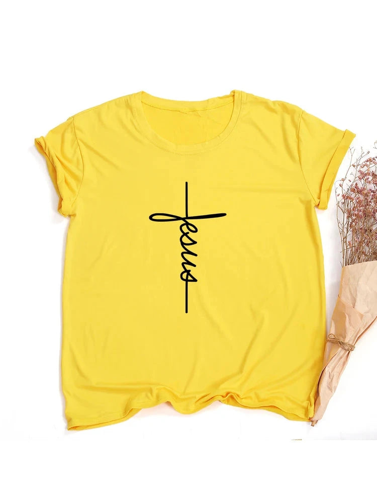 Inspiring Christian Faith T-Shirt for Women - Embrace Your Beliefs in Style by Creative Vault Marketplace