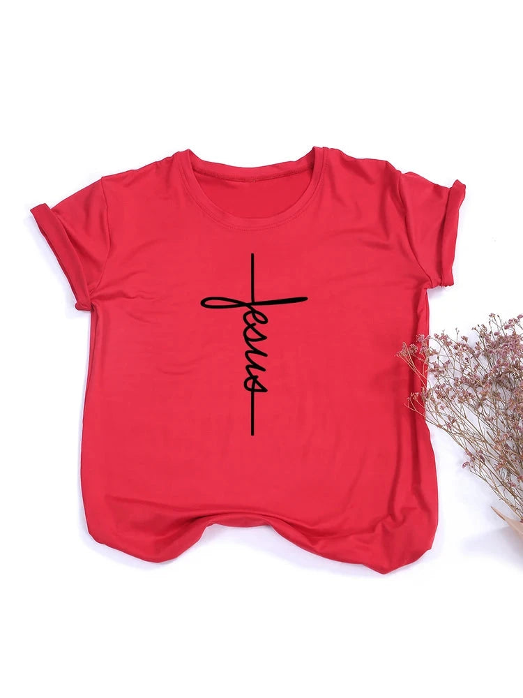 Inspiring Christian Faith T-Shirt for Women - Embrace Your Beliefs in Style by Creative Vault Marketplace