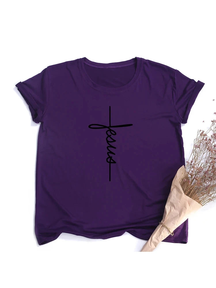 Inspiring Christian Faith T-Shirt for Women - Embrace Your Beliefs in Style by Creative Vault Marketplace