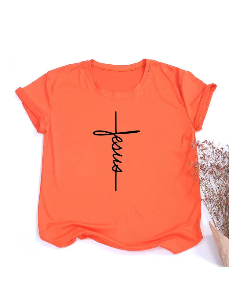 Inspiring Christian Faith T-Shirt for Women - Embrace Your Beliefs in Style by Creative Vault Marketplace
