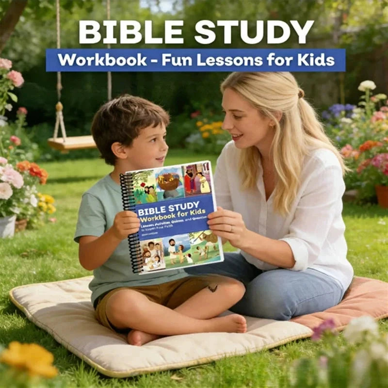Bible Study Workbook for Kids: Engaging Lessons and Fun Activities to Build Faith by Creative Vault Marketplace