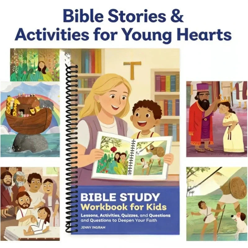 Bible Study Workbook for Kids: Engaging Lessons and Fun Activities to Build Faith by Creative Vault Marketplace