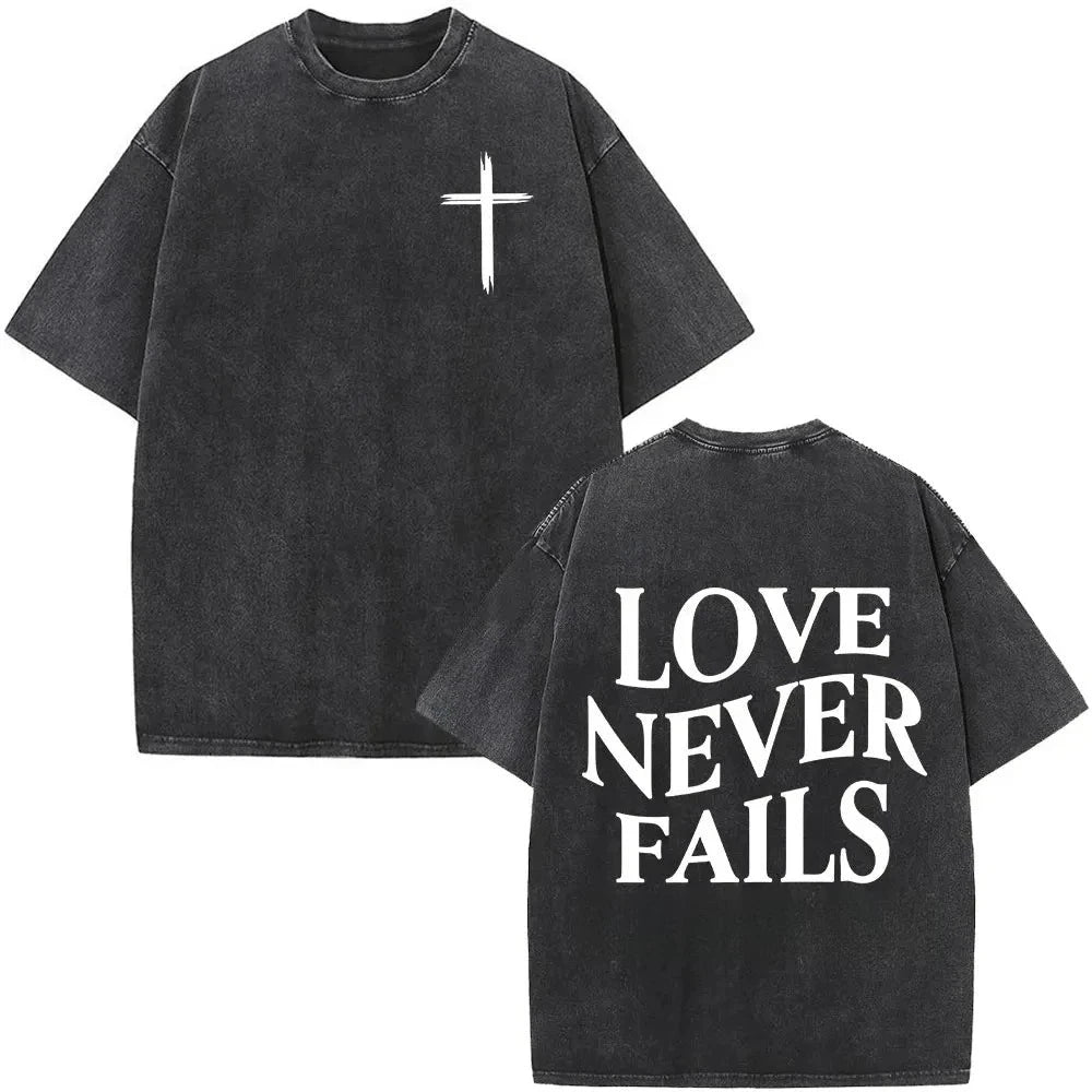 Faith Over Fear T-Shirt – Vintage Casual Tee for Men and Women by Creative Vault Marketplace