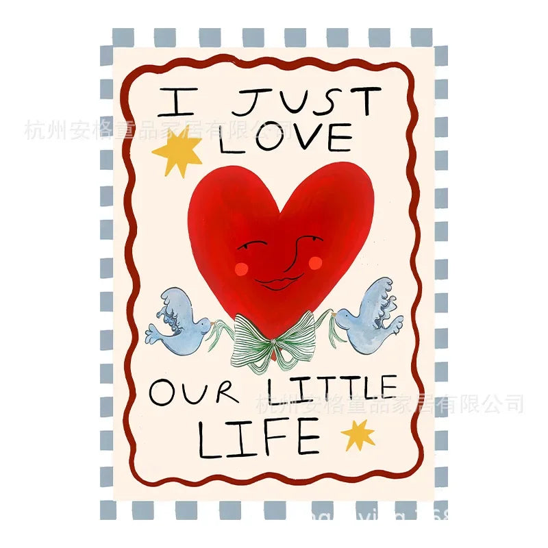 Newborn Photography Background Painting 25simple Nordic Ins Art Poster Decorative Painting Core Sticker Children's Room Paint by Creative Vault Marketplace