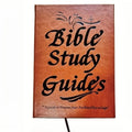 Bible Study Guide Notebook Christian Magazine Leather Cover Faith Prayer Magazine Religious Study Book Supplies by Creative Vault Marketplace
