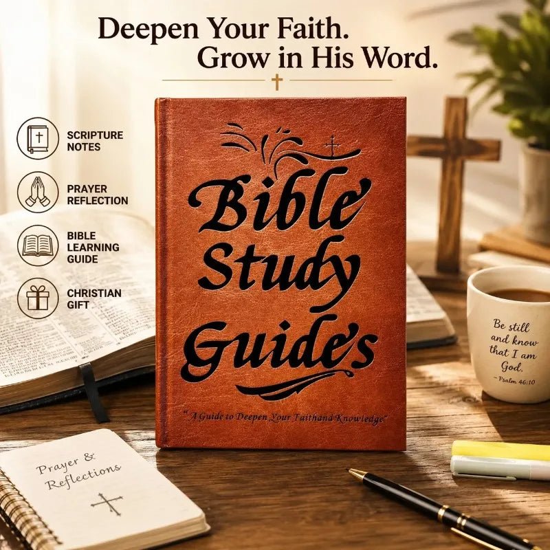 Christian Bible Study Journal with Book-by-Book Scripture Notes Prayer Reflection Pages Devotional Learning Workbook Gift by Creative Vault Marketplace