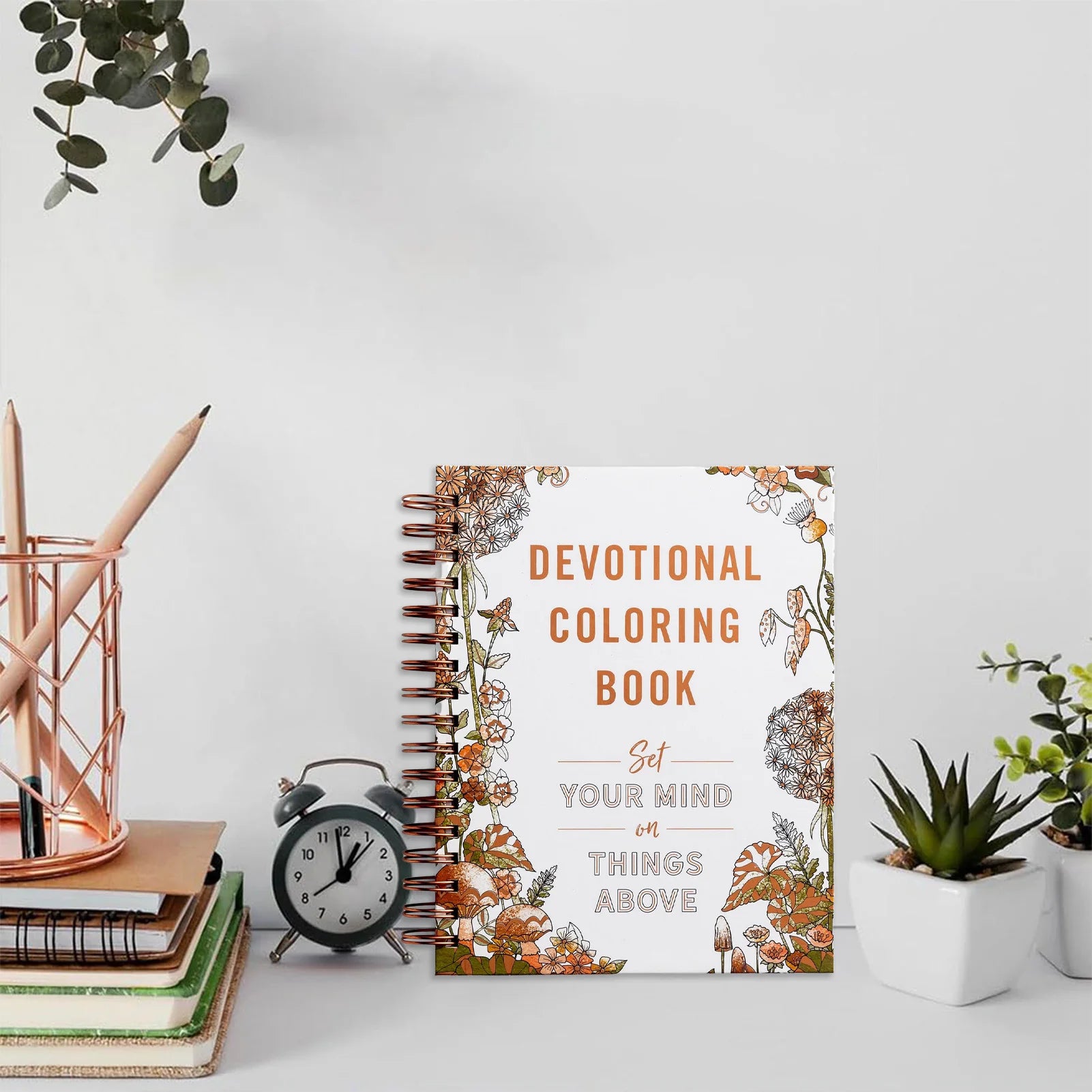 Faith Based Floral Coloring Book For Adult Smooth Texture Paper Inspirational Book Scriptural Coloring Book For Women Floral Art by Creative Vault Marketplace
