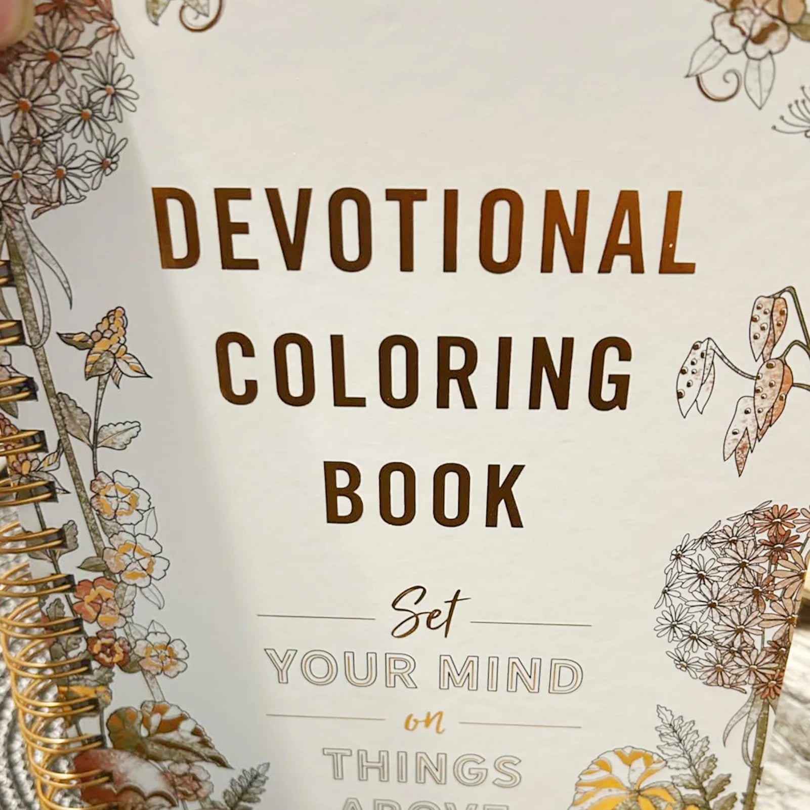Faith Based Floral Coloring Book For Adult Smooth Texture Paper Inspirational Book Scriptural Coloring Book For Women Floral Art by Creative Vault Marketplace