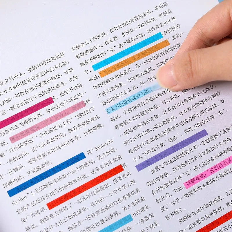 Journal GO 300sheets Index Tabs Self Adhesive Page Markers File Seperator Sticky Notes Classify Files Flags Planner Note Pads by Creative Vault Marketplace